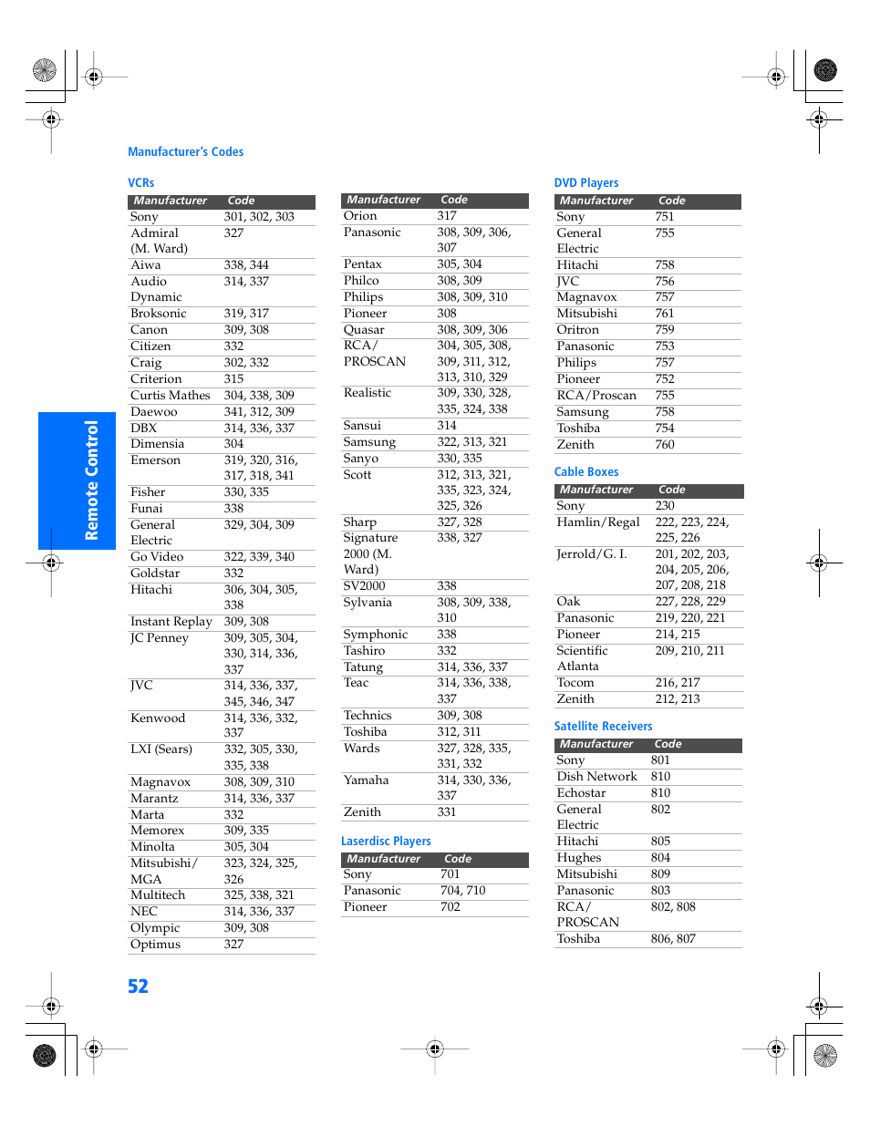 Sony KP- 57WV600 User Manual | Page 53 / 101