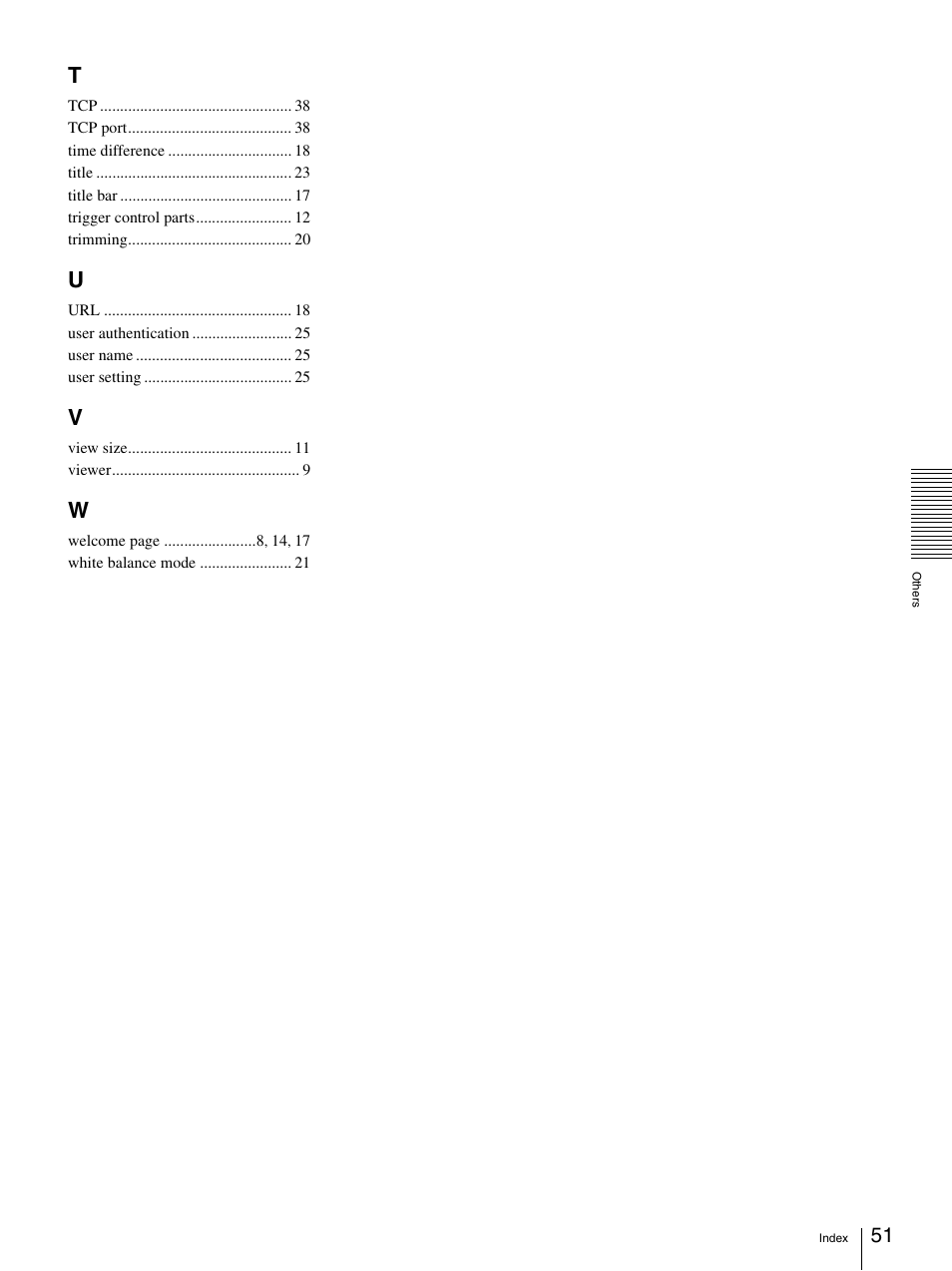 Sony SNC-CS3N User Manual | Page 51 / 52