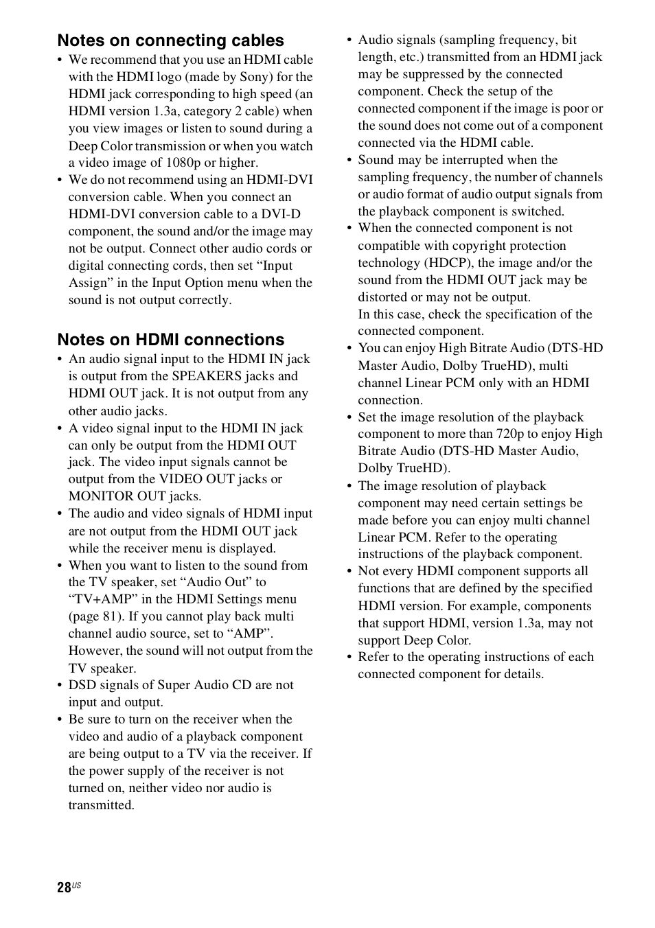 Sony STR-DN1000 User Manual | Page 28 / 136