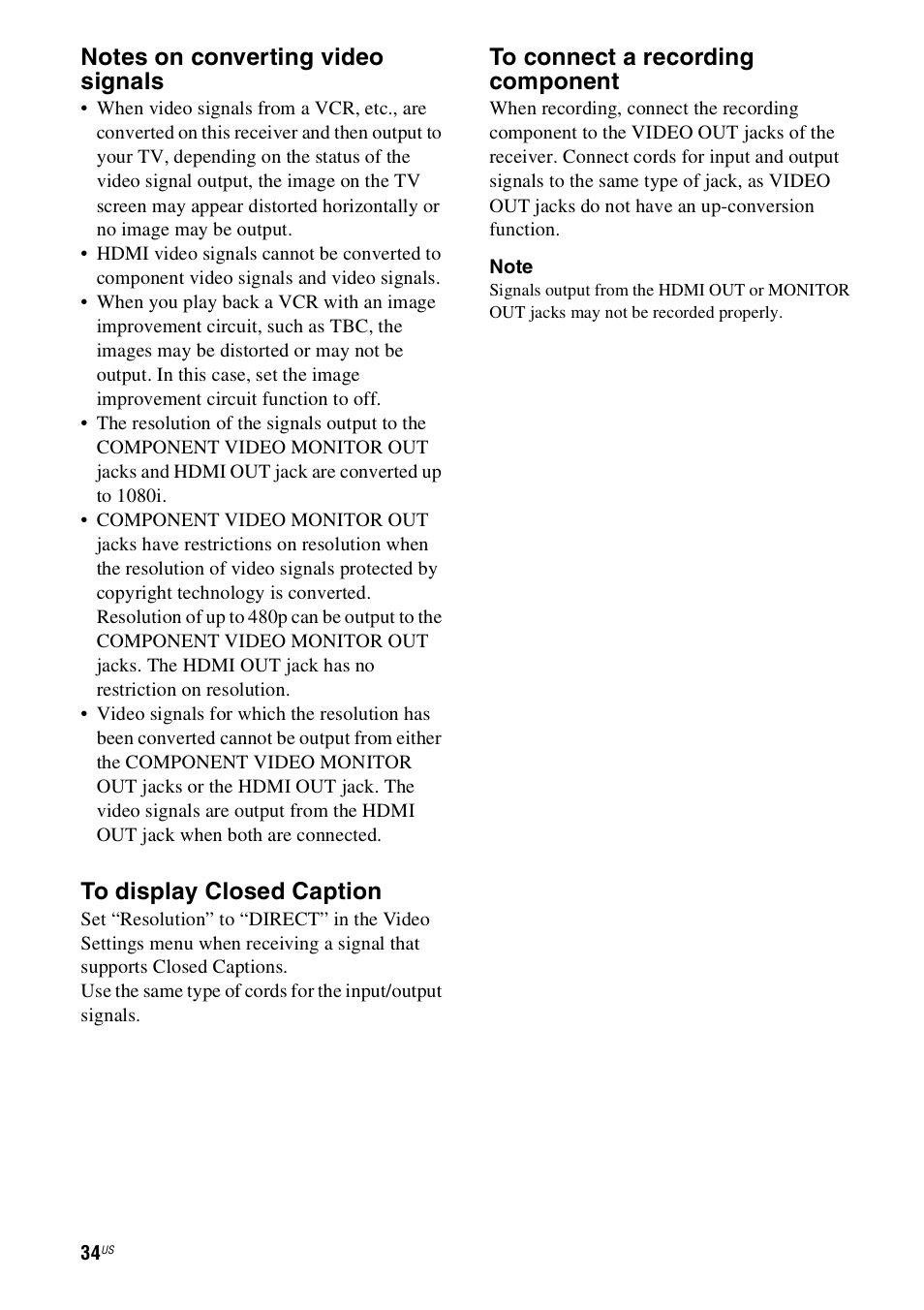 Sony STR-DN1000 User Manual | Page 34 / 136