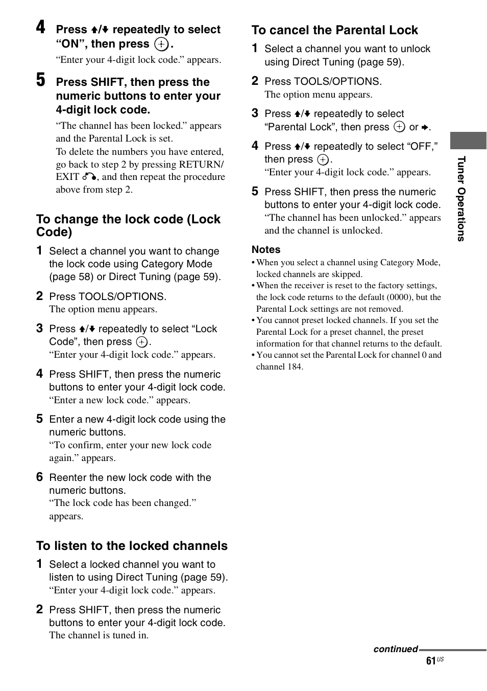Sony STR-DN1000 User Manual | Page 61 / 136