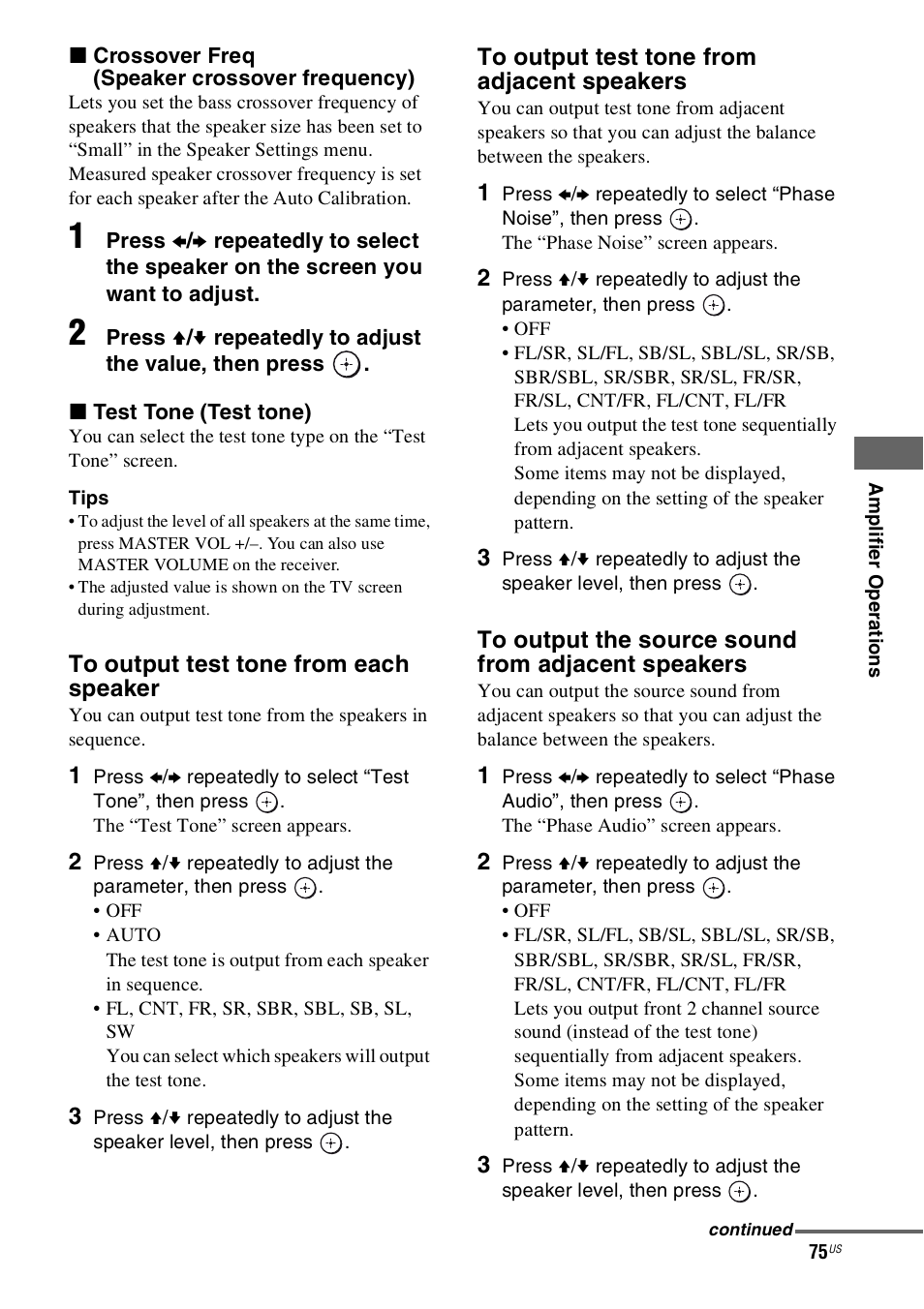 Sony STR-DN1000 User Manual | Page 75 / 136