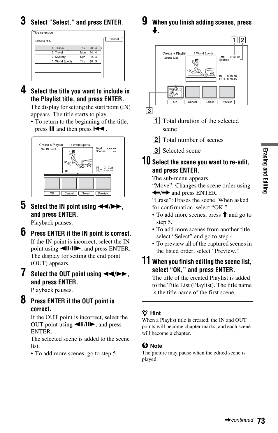 Sony RDR-HXD562 User Manual | Page 73 / 120