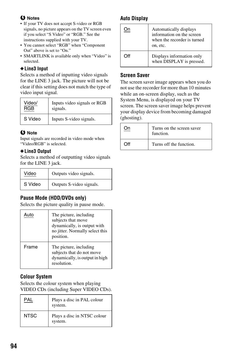 Sony RDR-HXD562 User Manual | Page 94 / 120