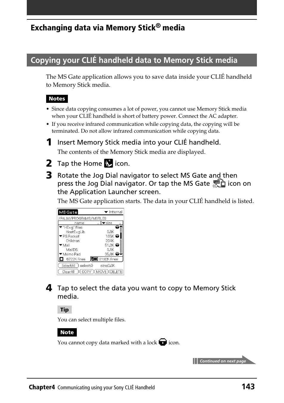 Sony PEG-T415 User Manual | Page 143 / 223