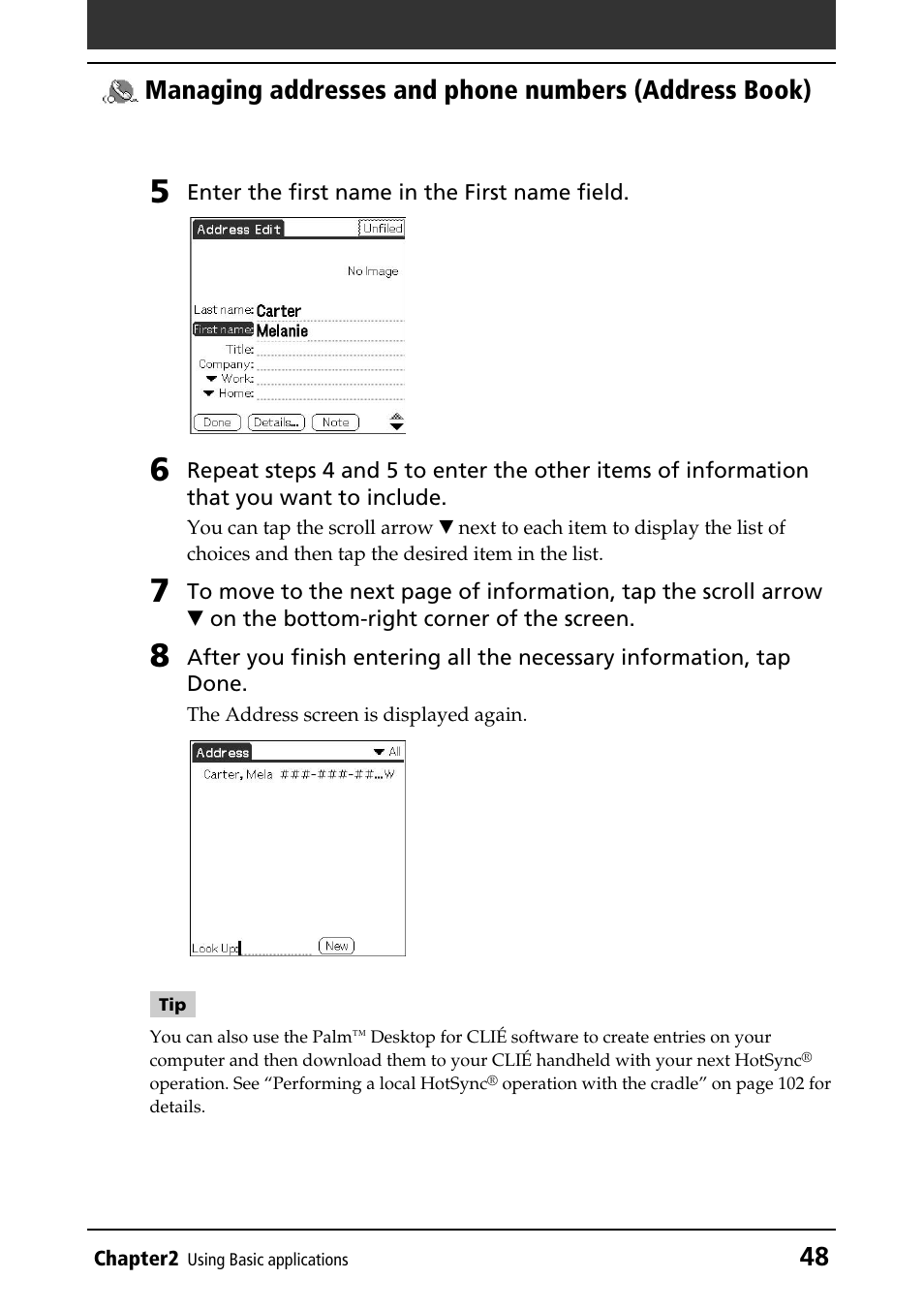 Sony PEG-T415 User Manual | Page 48 / 223