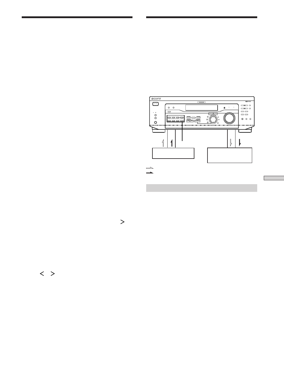 Recording, Naming preset stations and program sources, Recording on an audio tape or minidisc | Other operations, Select the component to be recorded, Press name | Sony STR-SE501 User Manual | Page 45 / 170