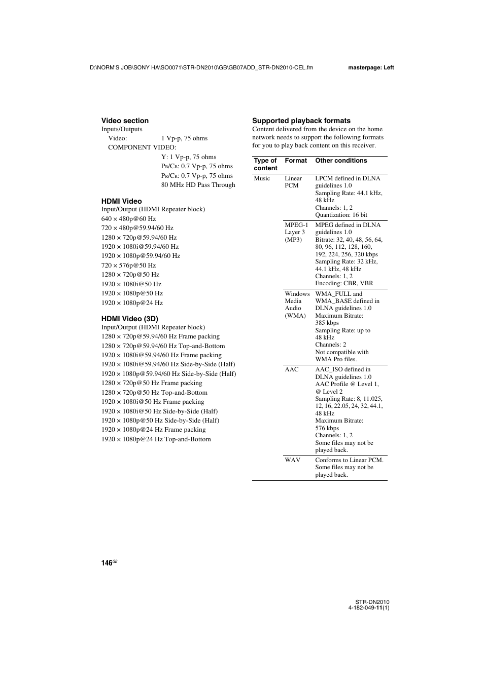 Sony STR-DN2010 User Manual | Page 146 / 152