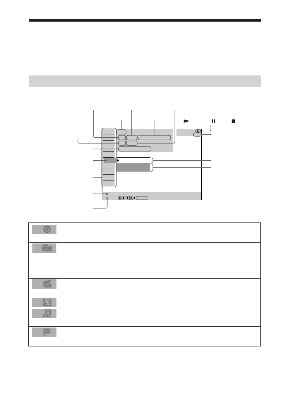 Guide to the control menu display, Control menu | Sony DAV-DS1000 User Manual | Page 16 / 88