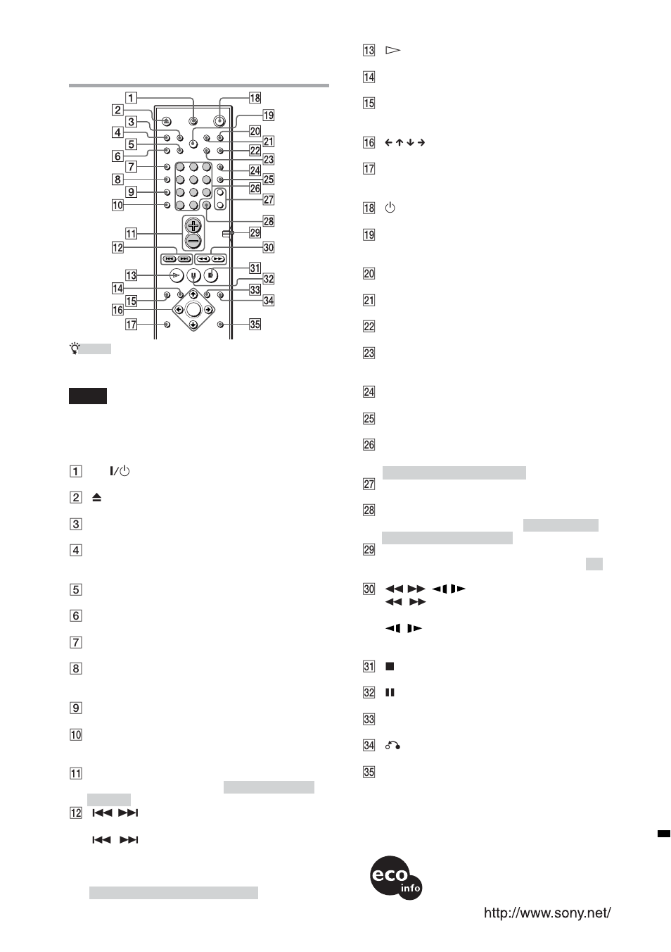 Quick reference for remote commander, Printed on 100% recycled paper, Sony corporation printed in japan | Sony DAV-DS1000 User Manual | Page 88 / 88