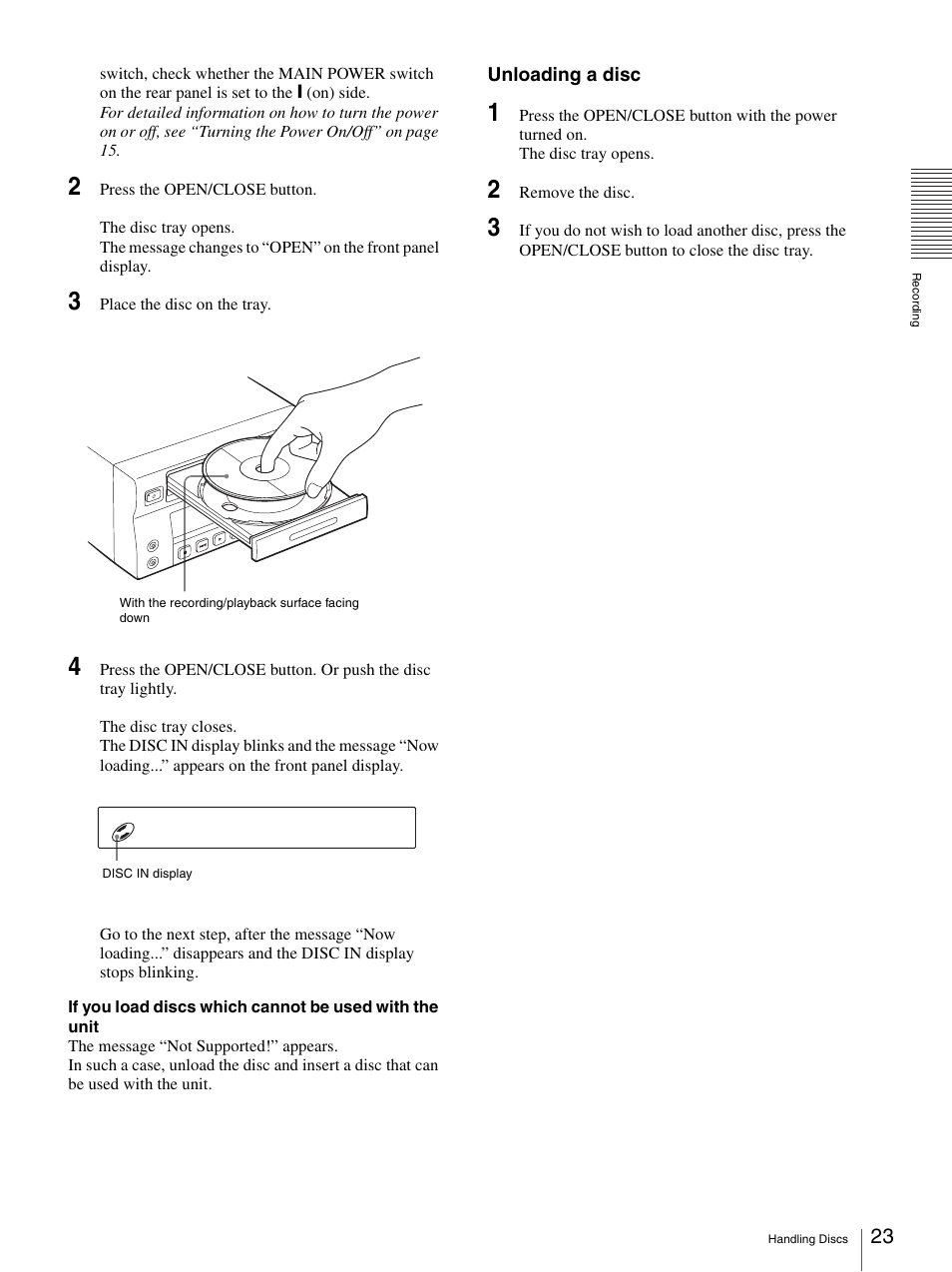 Sony DVO-1000MD User Manual | Page 23 / 62