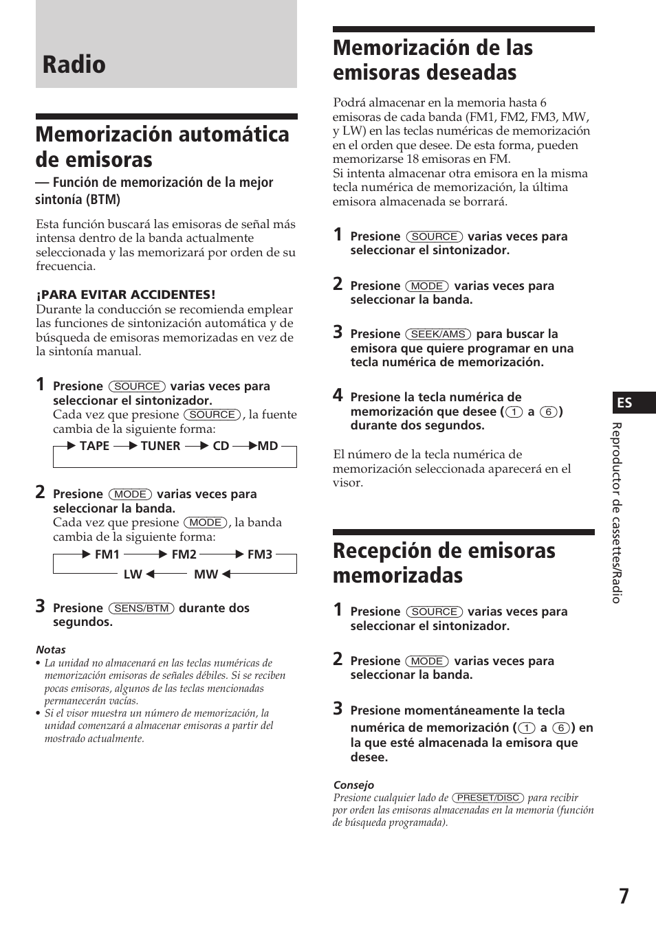 Radio | Sony XR-C5080R User Manual | Page 27 / 84