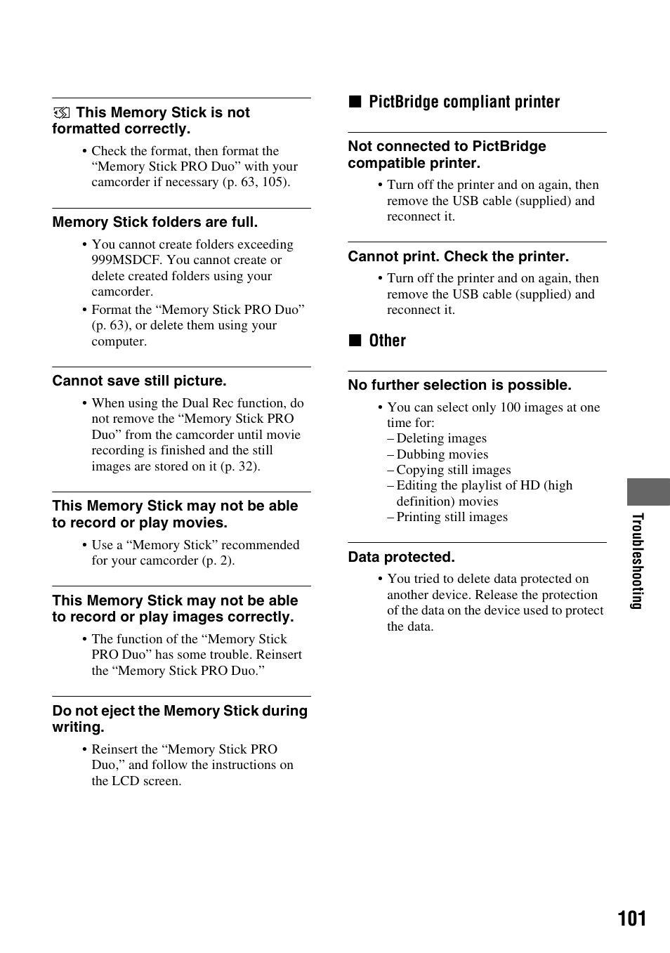 Sony 3-286-590-12(1) User Manual | Page 101 / 124