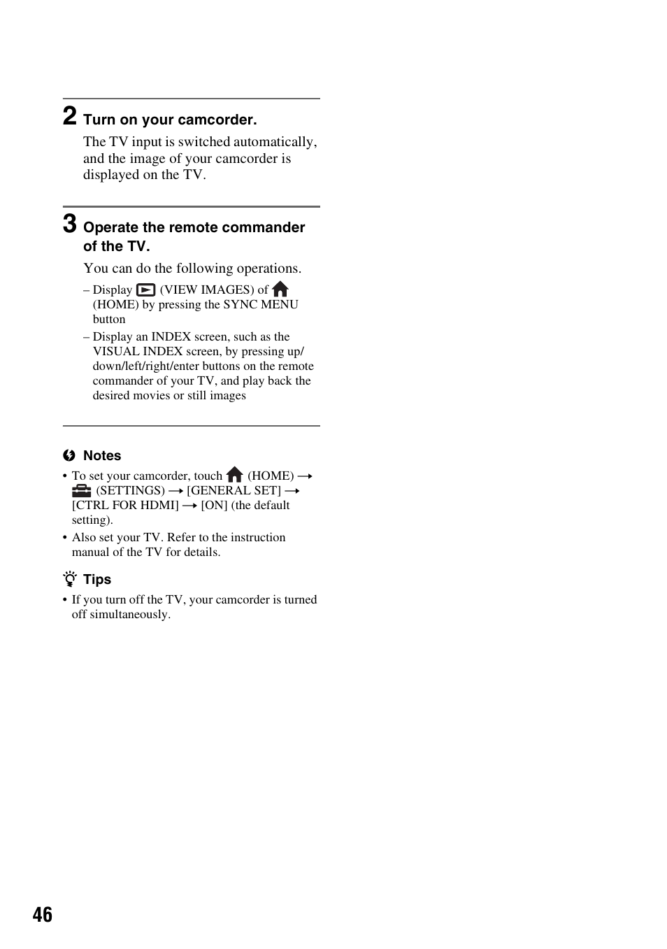 Sony 3-286-590-12(1) User Manual | Page 46 / 124