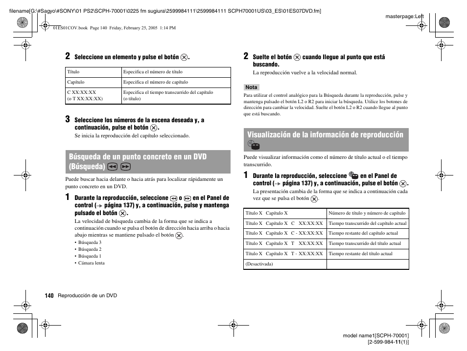 Sony NOT SCPH-70001 User Manual | Page 140 / 172