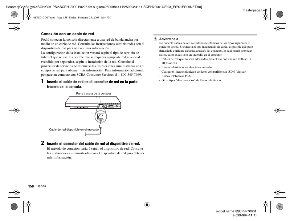 Sony NOT SCPH-70001 User Manual | Page 158 / 172