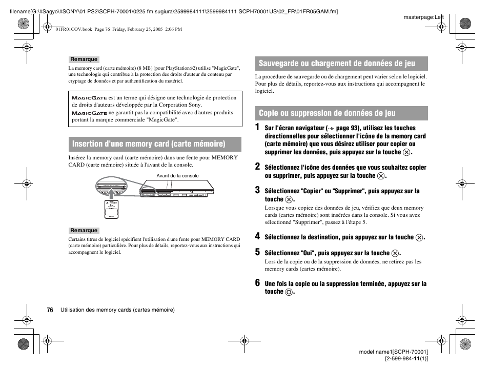 Sony NOT SCPH-70001 User Manual | Page 76 / 172