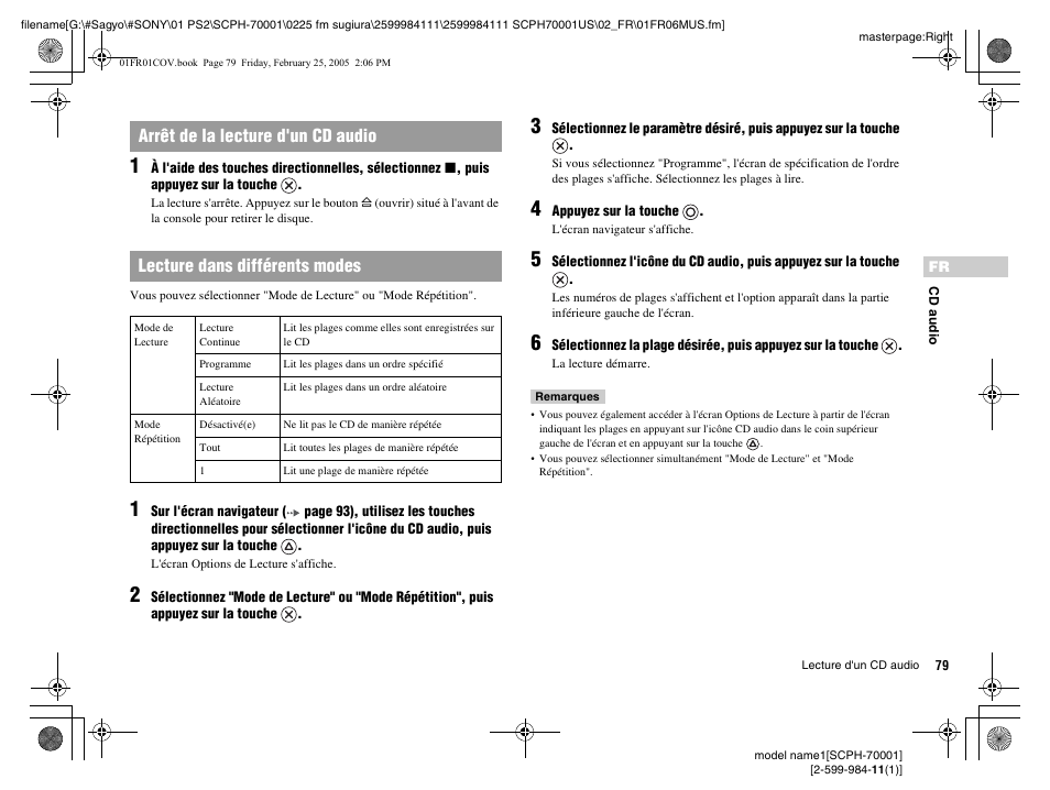 Sony NOT SCPH-70001 User Manual | Page 79 / 172