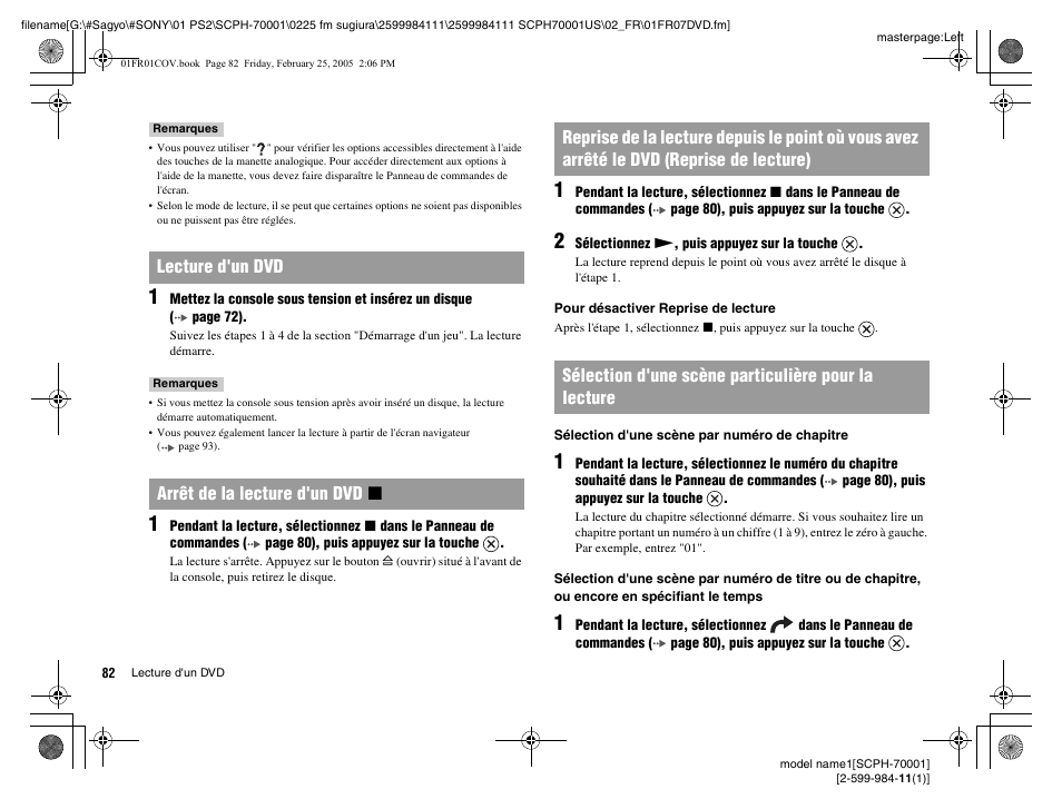 Sony NOT SCPH-70001 User Manual | Page 82 / 172