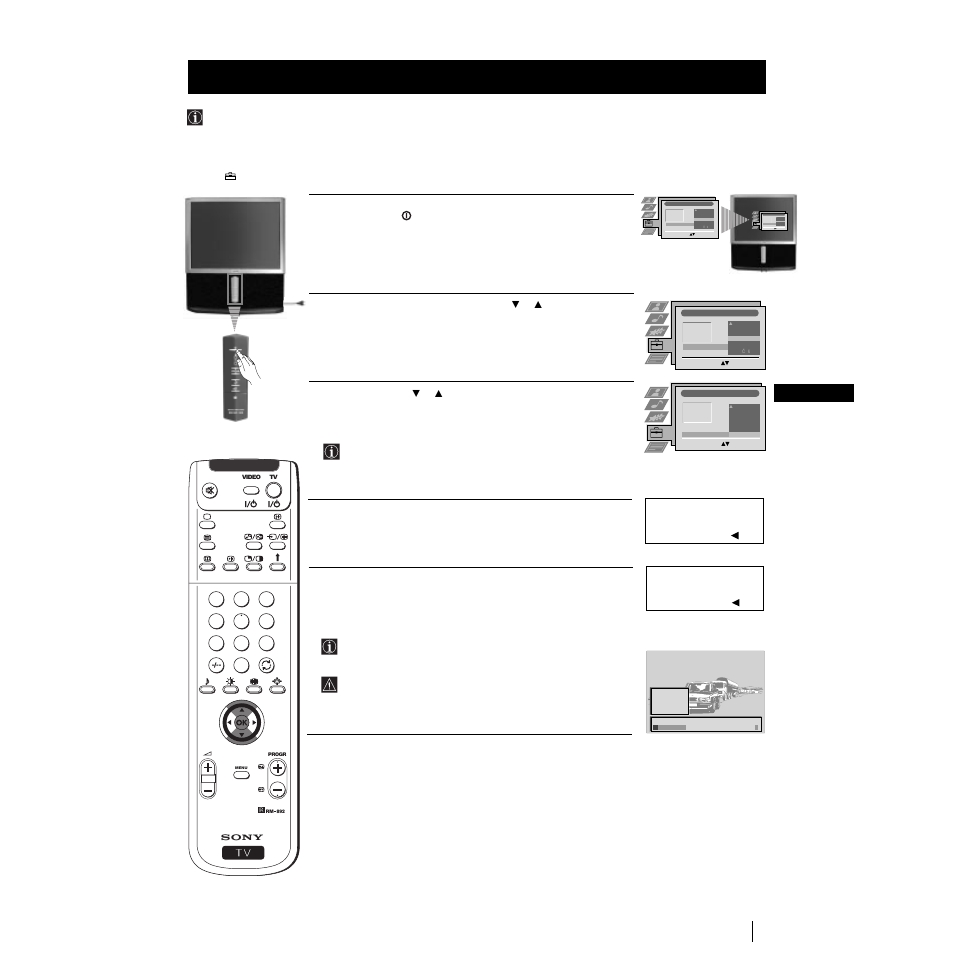 7gb first time operation | Sony KP-53PS1K User Manual | Page 6 / 187
