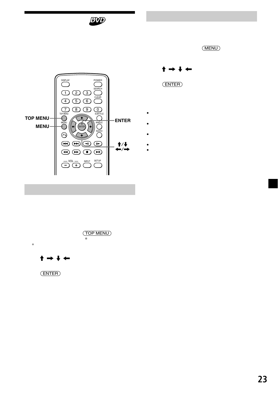 Top menu), M , m < (enter), Menu) m , m < (enter) | Sony XVM-R90D User Manual | Page 115 / 140