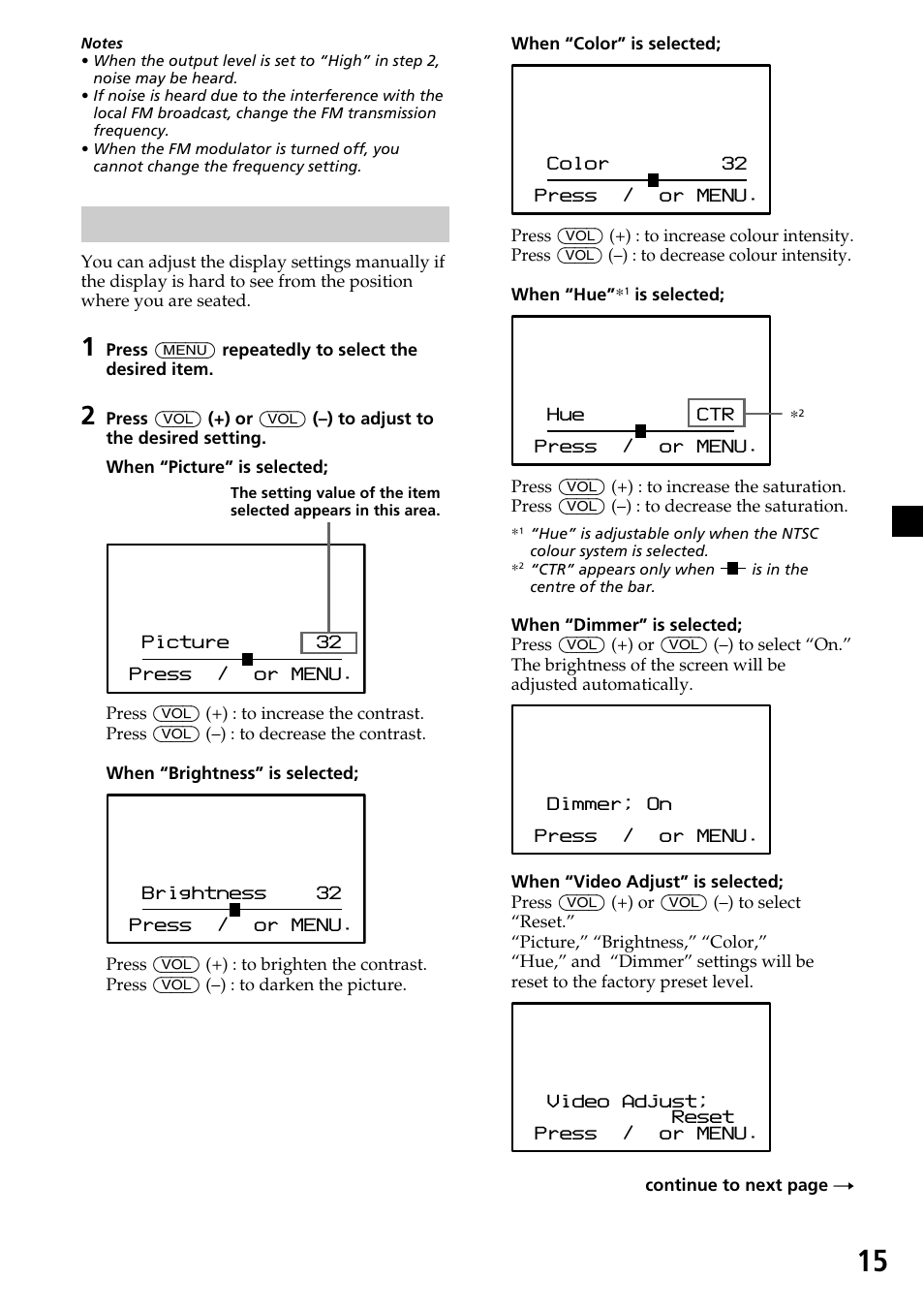 Sony XVM-R90D User Manual | Page 15 / 140