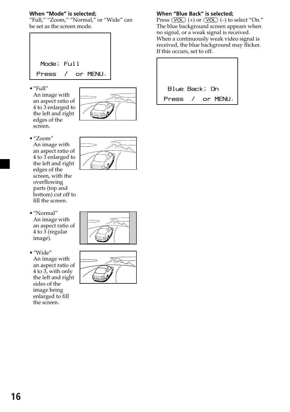 Sony XVM-R90D User Manual | Page 16 / 140
