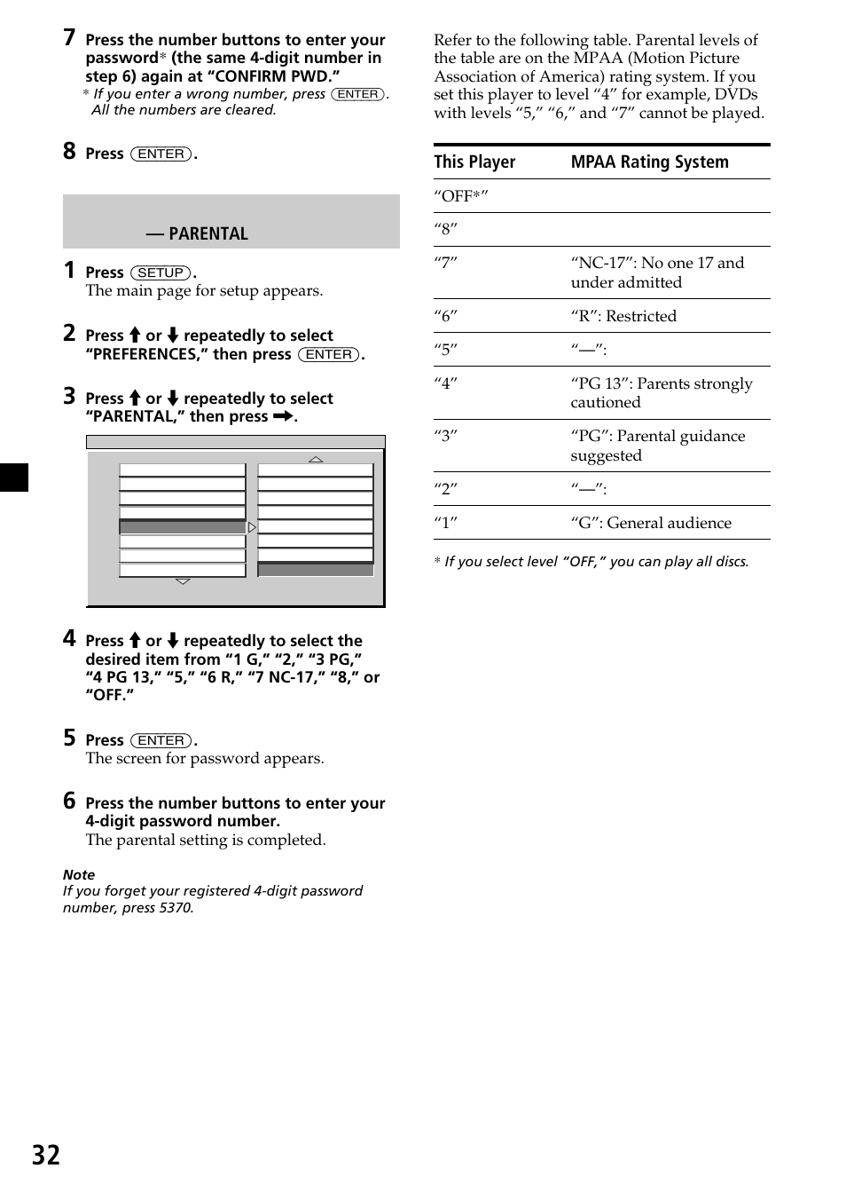 Sony XVM-R90D User Manual | Page 32 / 140