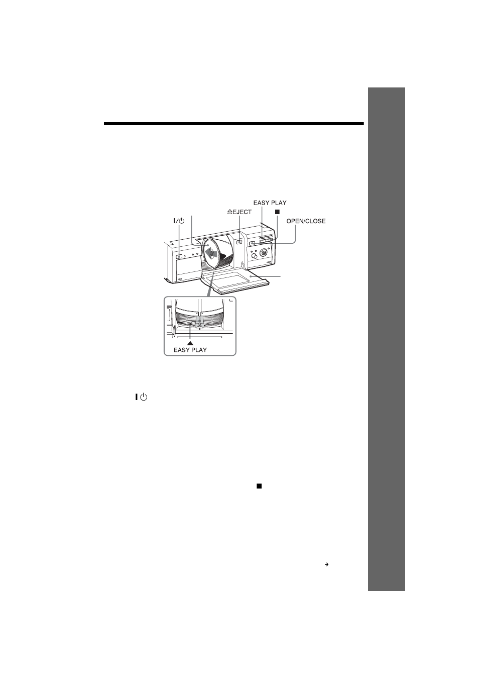 Step 4: playing a disc (easy play), R (19), N (19 | Sony DVP-CX875P User Manual | Page 19 / 104