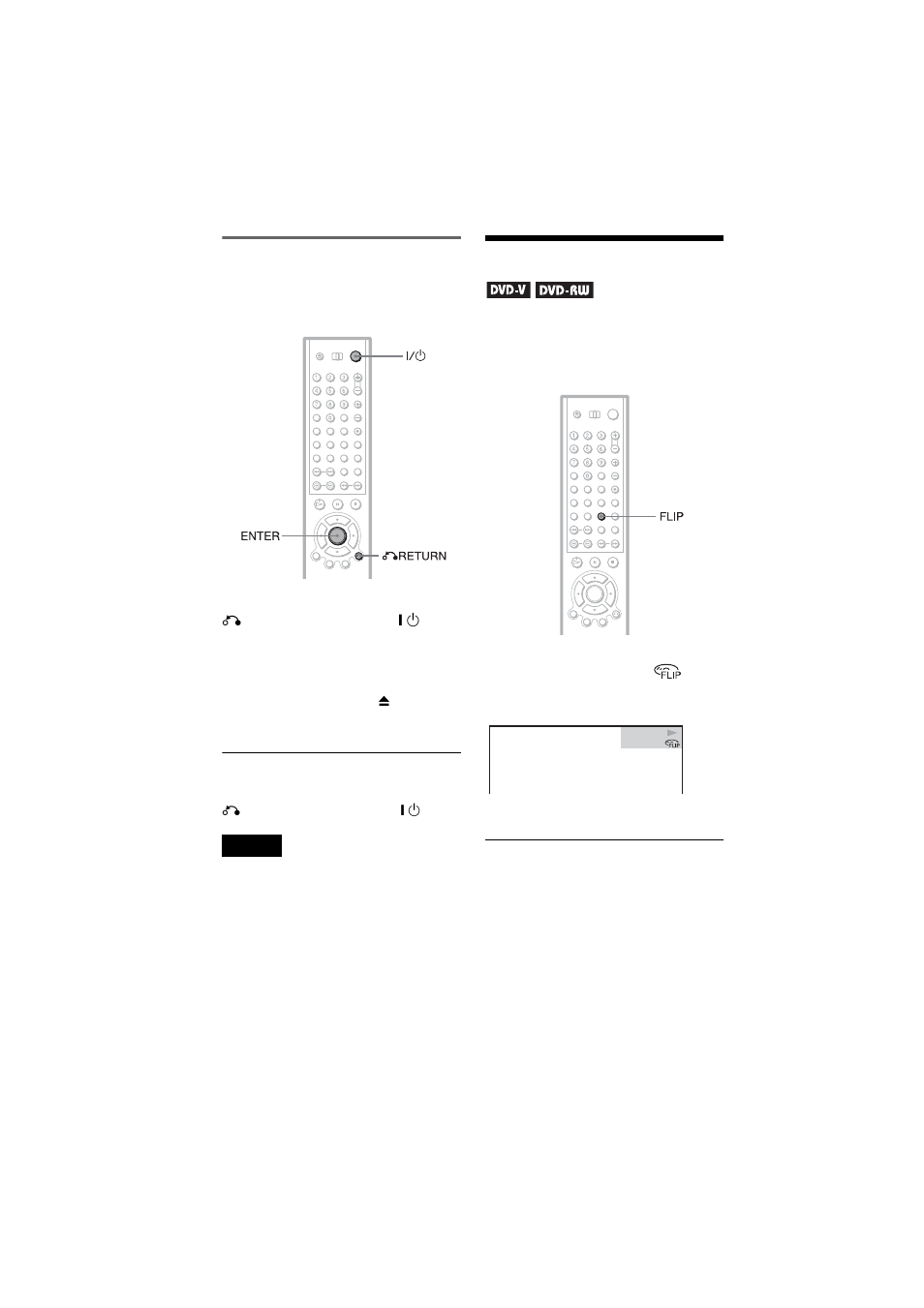 Playing side b (flip), On (36), Playing side b | Locking the front cover (child lock) | Sony DVP-CX875P User Manual | Page 36 / 104