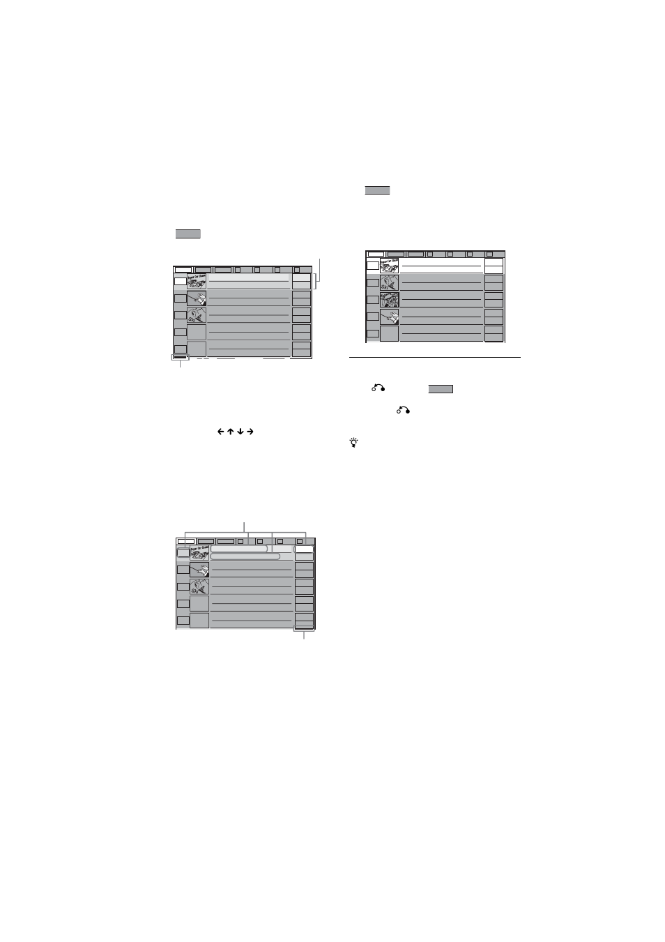 Select the item you want to sort by pressing, Press enter, C/x/x/c | Sony DVP-CX875P User Manual | Page 62 / 104