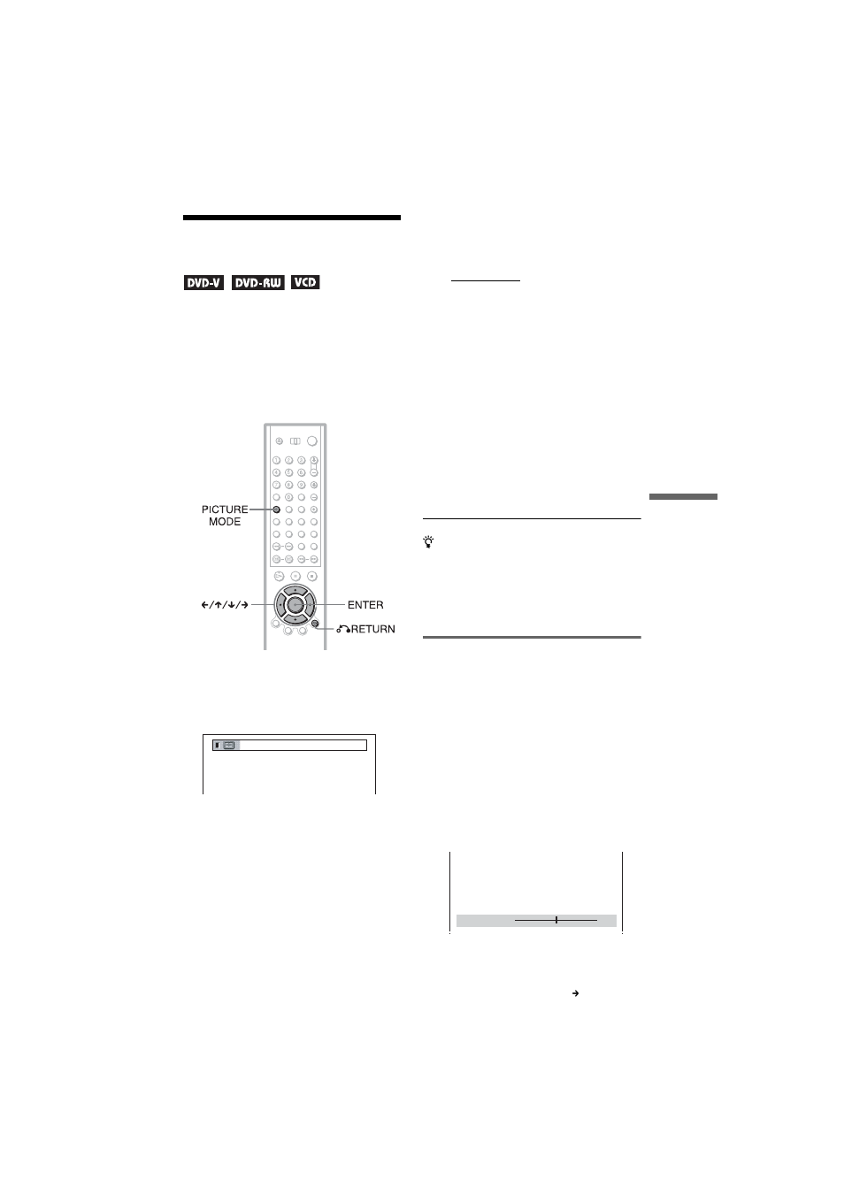Adjusting the playback picture | Sony DVP-CX875P User Manual | Page 77 / 104