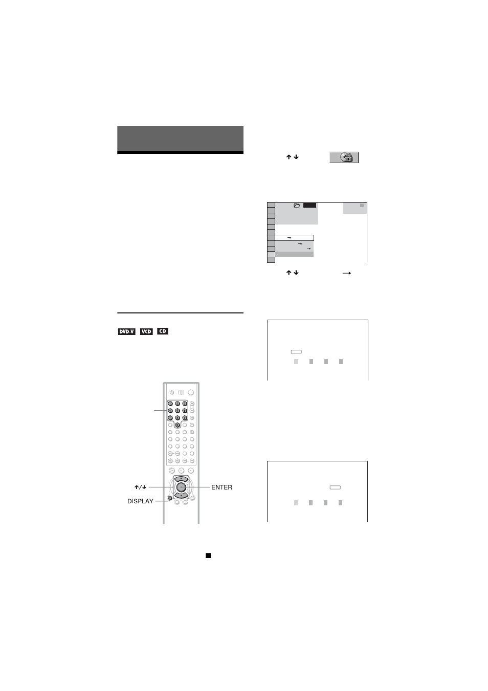 Using various additional functions, Locking discs, Custom parental control | Sony DVP-CX875P User Manual | Page 80 / 104
