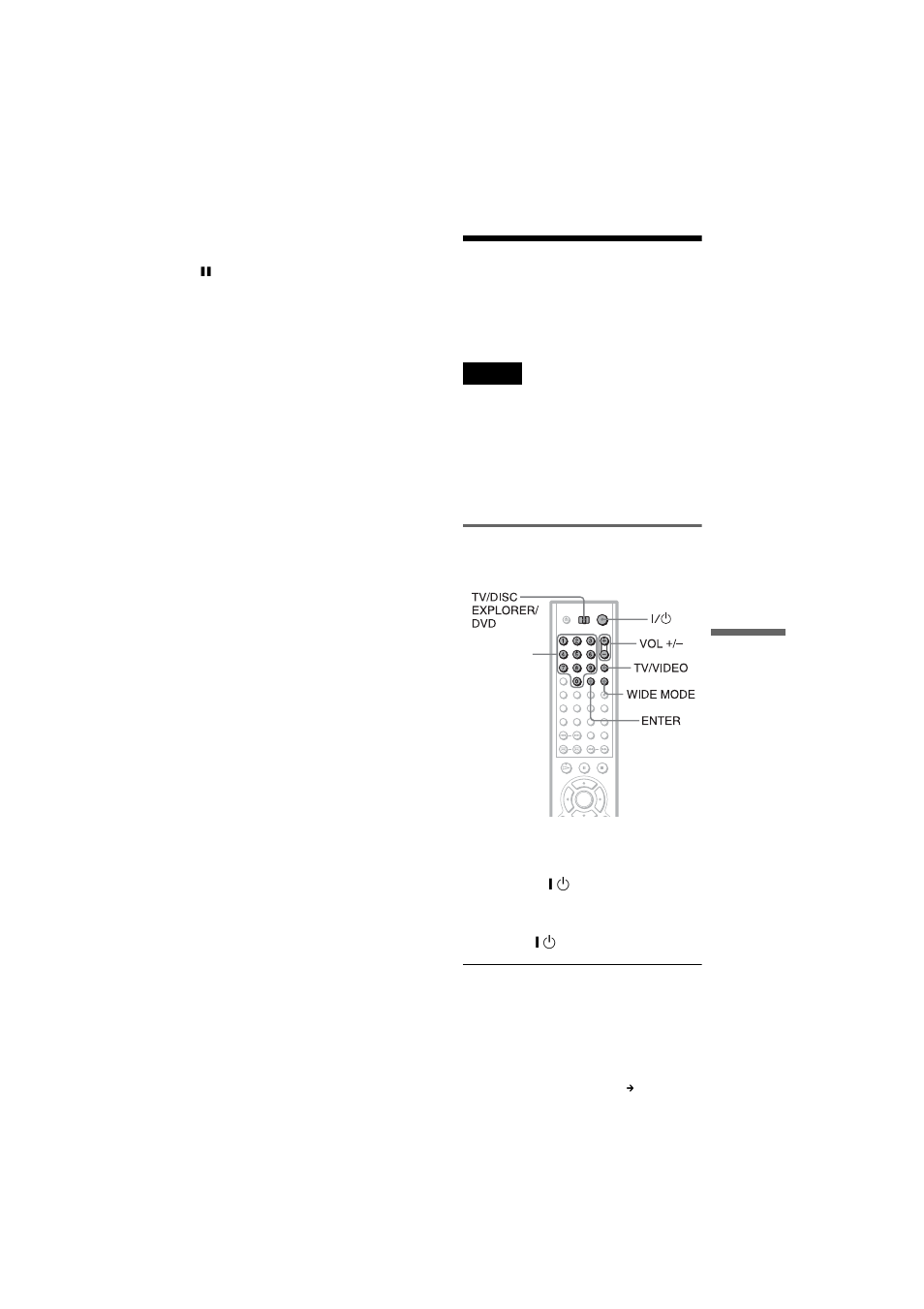 Controlling your tv with the supplied remote, Controlling tvs with the remote | Sony DVP-CX875P User Manual | Page 85 / 104
