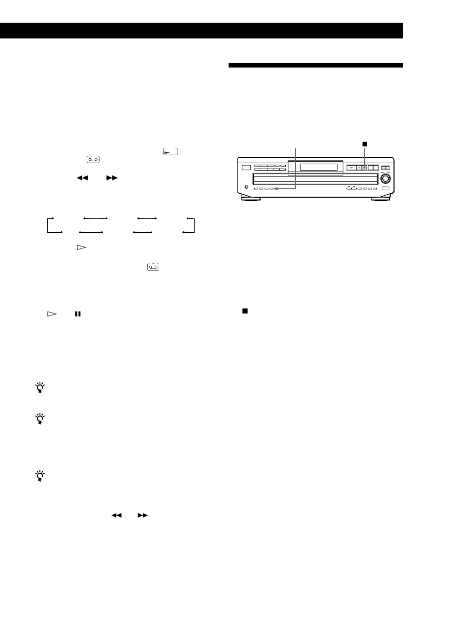 Ställa in inspelningsnivå (toppnivåsökning), Spela in från cd-skivor | Sony CDP-CE535 User Manual | Page 107 / 116