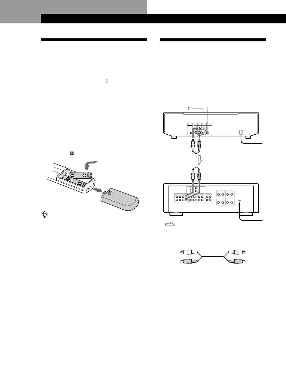Déballage, Raccordement du système, Préparation | Installation des piles dans la télécommande, Vue d’ensemble | Sony CDP-CE535 User Manual | Page 32 / 116