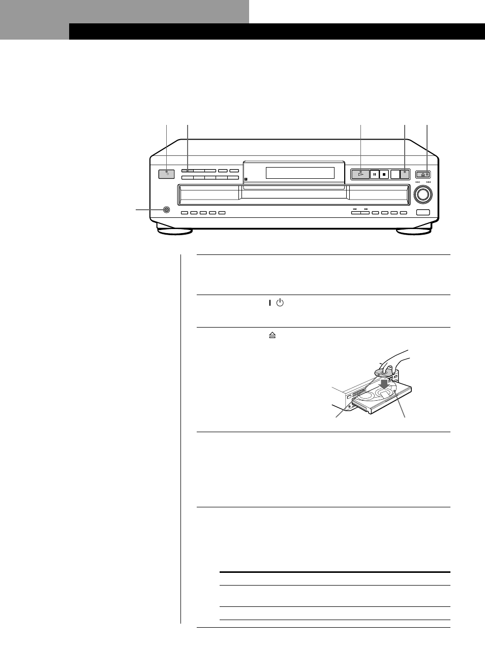Lecture d’un disque compact, Opérations de base | Sony CDP-CE535 User Manual | Page 36 / 116