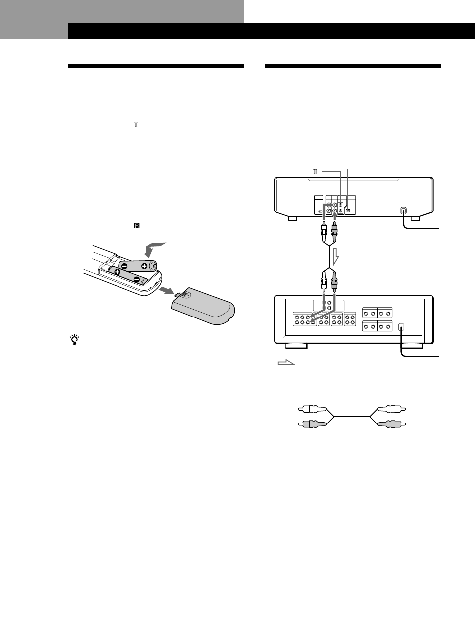 Unpacking, Hooking up the system, Getting started | Inserting batteries into the remote, Overview | Sony CDP-CE535 User Manual | Page 4 / 116