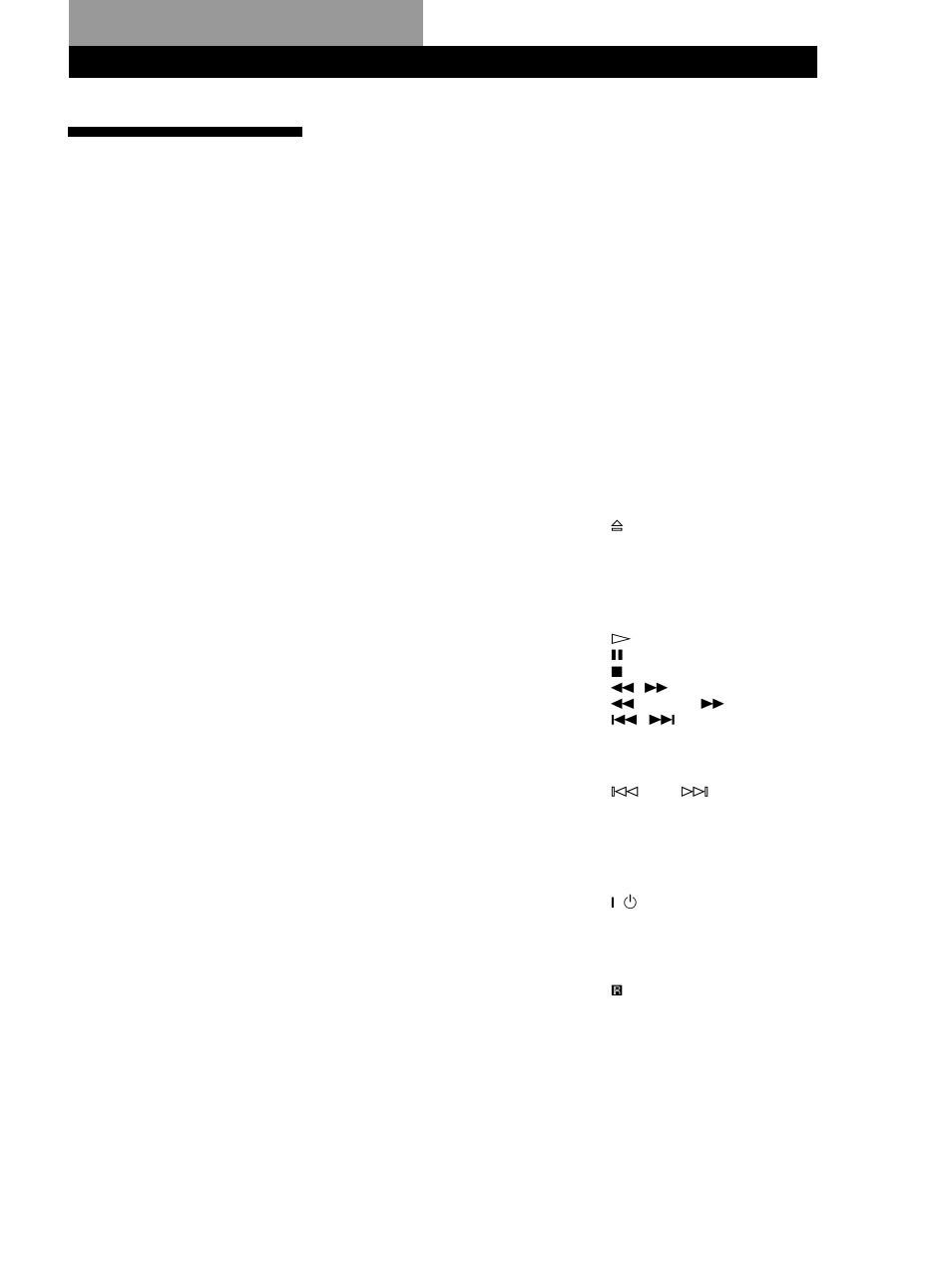 Index, Désignation des commandes touches, Commande | Prise, Commutateur, Autres, F, g, h, I, j, k, Index l, M, n, o | Sony CDP-CE535 User Manual | Page 57 / 116