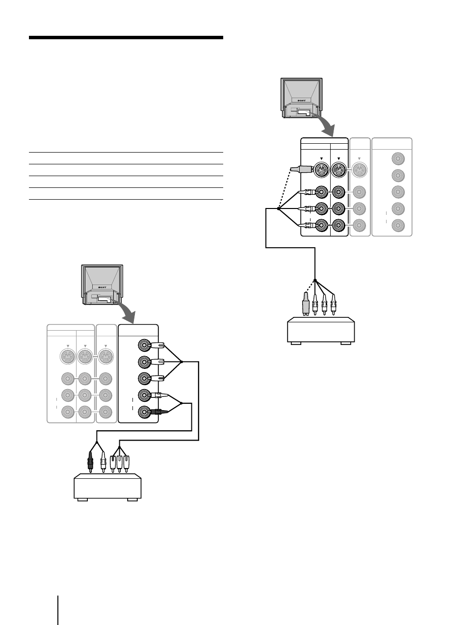 Connecting a dvd player, B-y and p | Sony KL-X9200U User Manual | Page 12 / 176