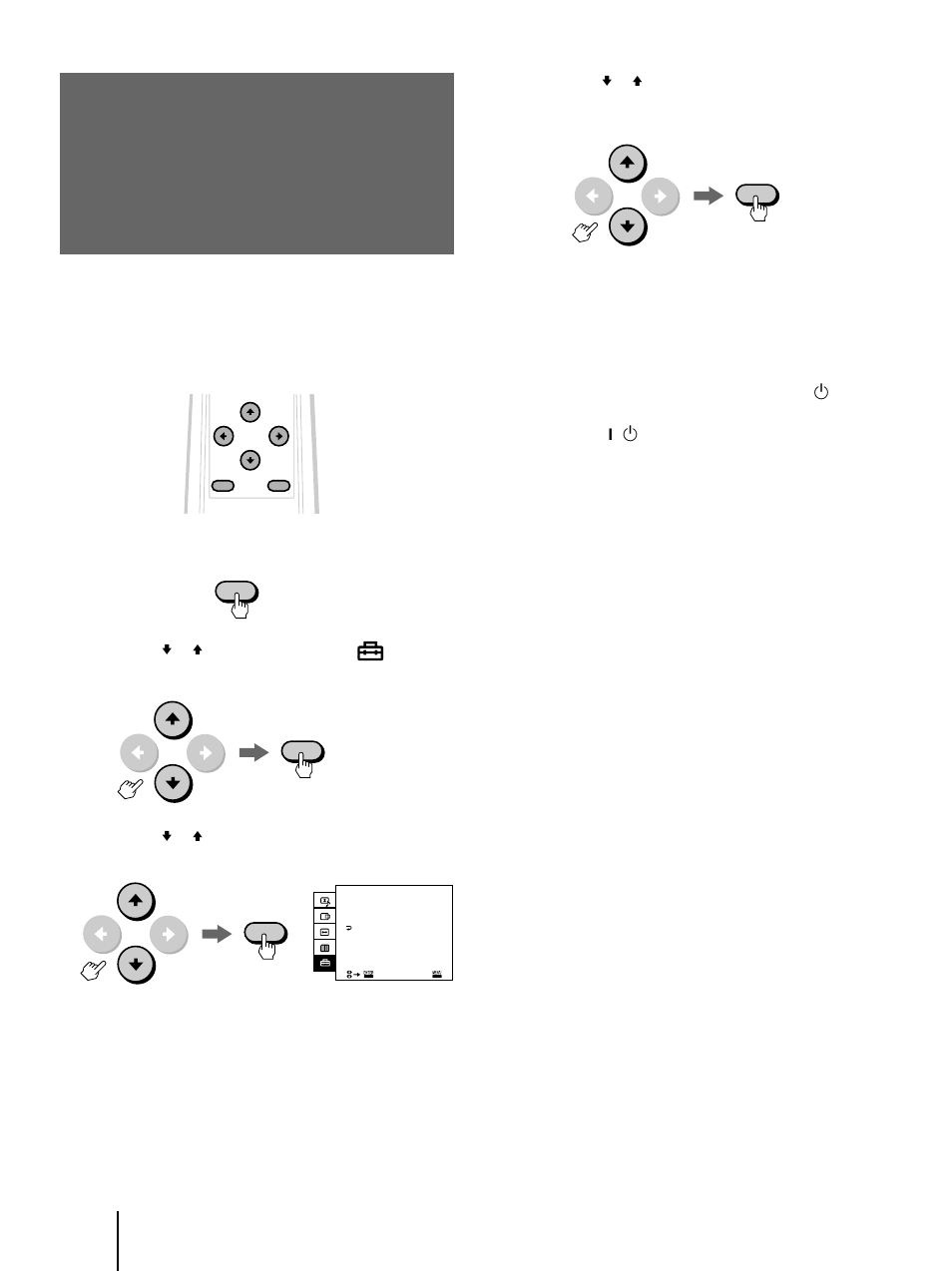 24 desactivación automática de la alimentación, Auto, Apagado | Desactivación automática de la alimentación, Auto apagado) | Sony KL-X9200U User Manual | Page 126 / 176