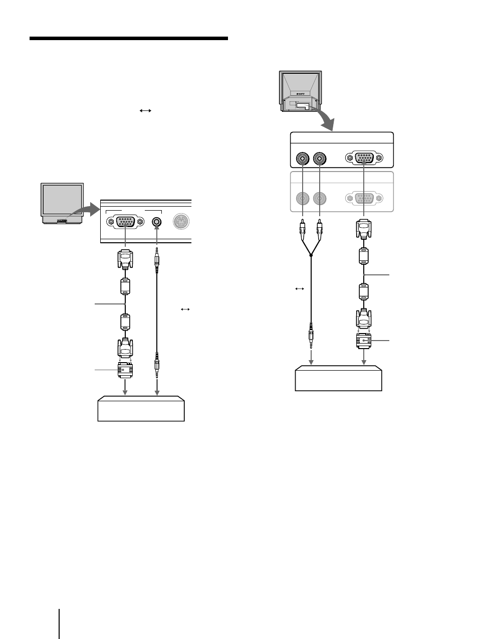 Collegamento a un computer macintosh o compatibile | Sony KL-X9200U User Manual | Page 144 / 176