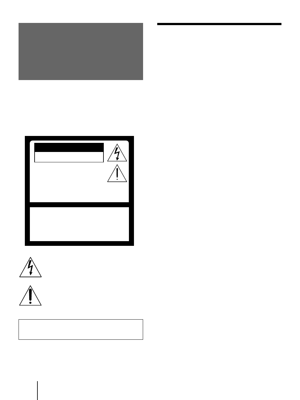 Operating instructions, Warning, Caution | Attention, Precaucion | Sony KL-X9200U User Manual | Page 2 / 176