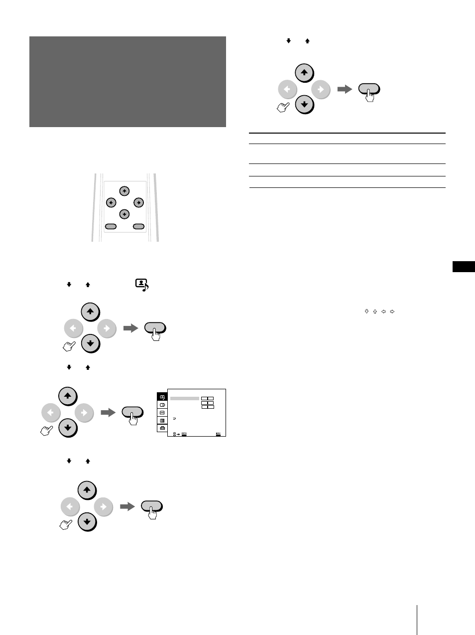 23 selecting the audio effect, Effect, Selecting the audio effect | Effect) | Sony KL-X9200U User Manual | Page 23 / 176