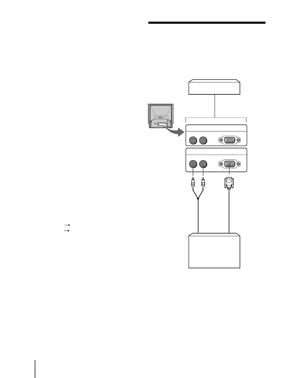 Pour les clients utilisant windows 95/ 98, Pour les clients utilisant windows nt4.0, Raccordement d’un autre moniteur | Sony KL-X9200U User Manual | Page 44 / 176