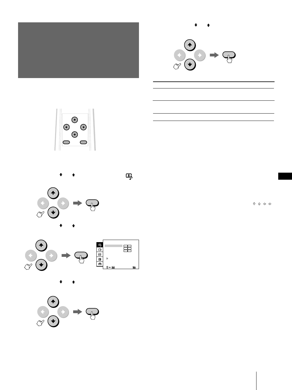 23 sélection de l’effet audio, Effet, Sélection de l’effet audio | Effet) | Sony KL-X9200U User Manual | Page 57 / 176