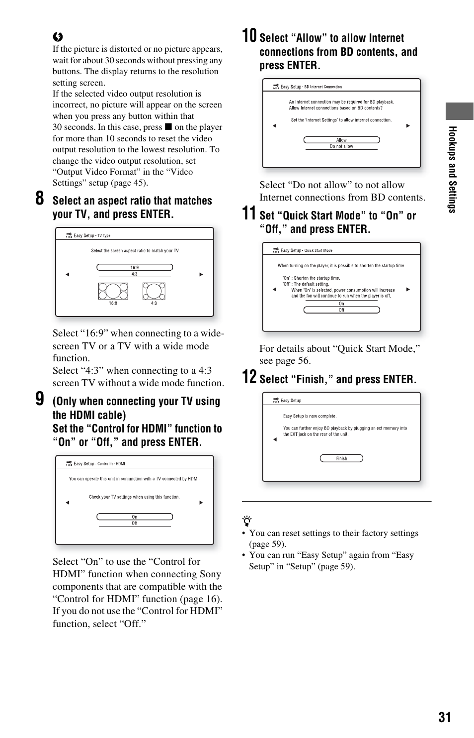 Sony BDP-S5000ES User Manual | Page 31 / 79