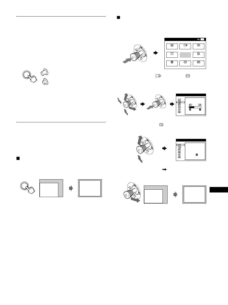 Välja ingångssignal, Sidan 9 | Sony GDM-F500R User Manual | Page 117 / 148