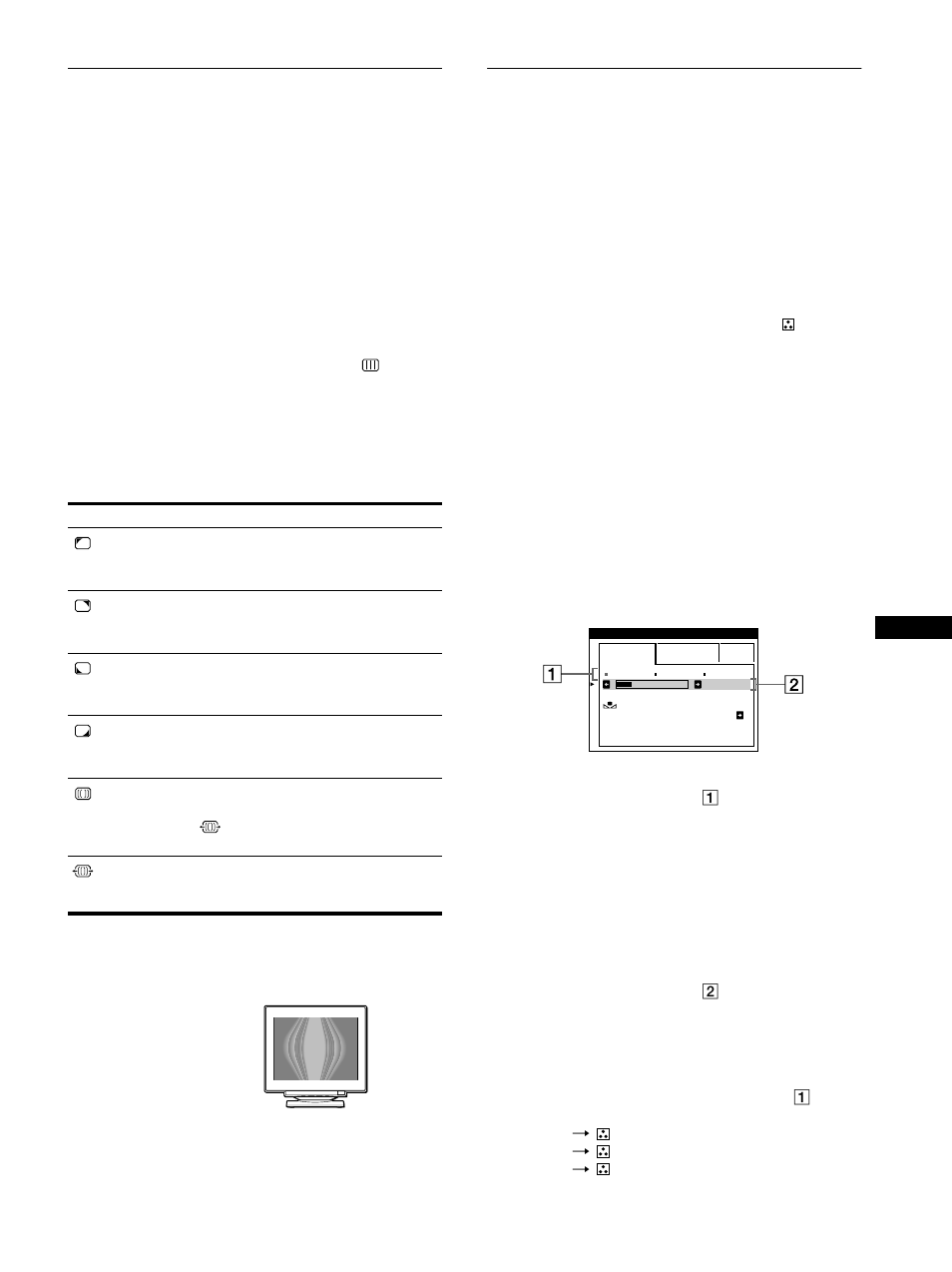 Einstellen der bildqualität (bild), Einstellen der farben des bildes (farbe), Farbe (seite 13 | Ld (seite 13, 13 einstellen der bildqualität (bild) | Sony GDM-F500R User Manual | Page 49 / 148