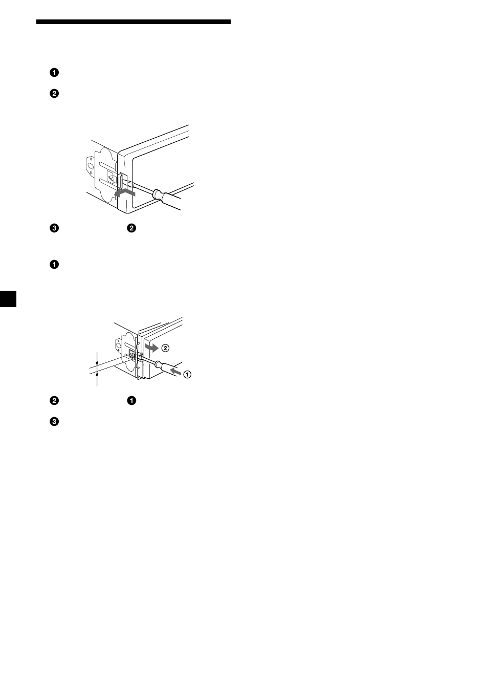 Extracción de la unidad | Sony CDX-CA690X User Manual | Page 50 / 80